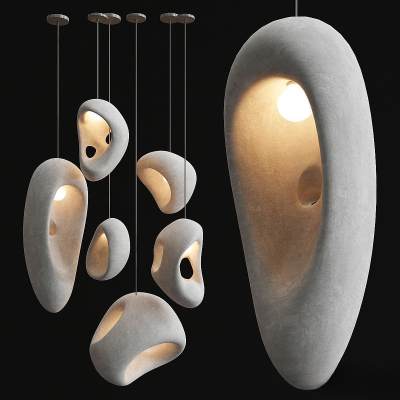 侘寂吊灯 艺术吊灯-1